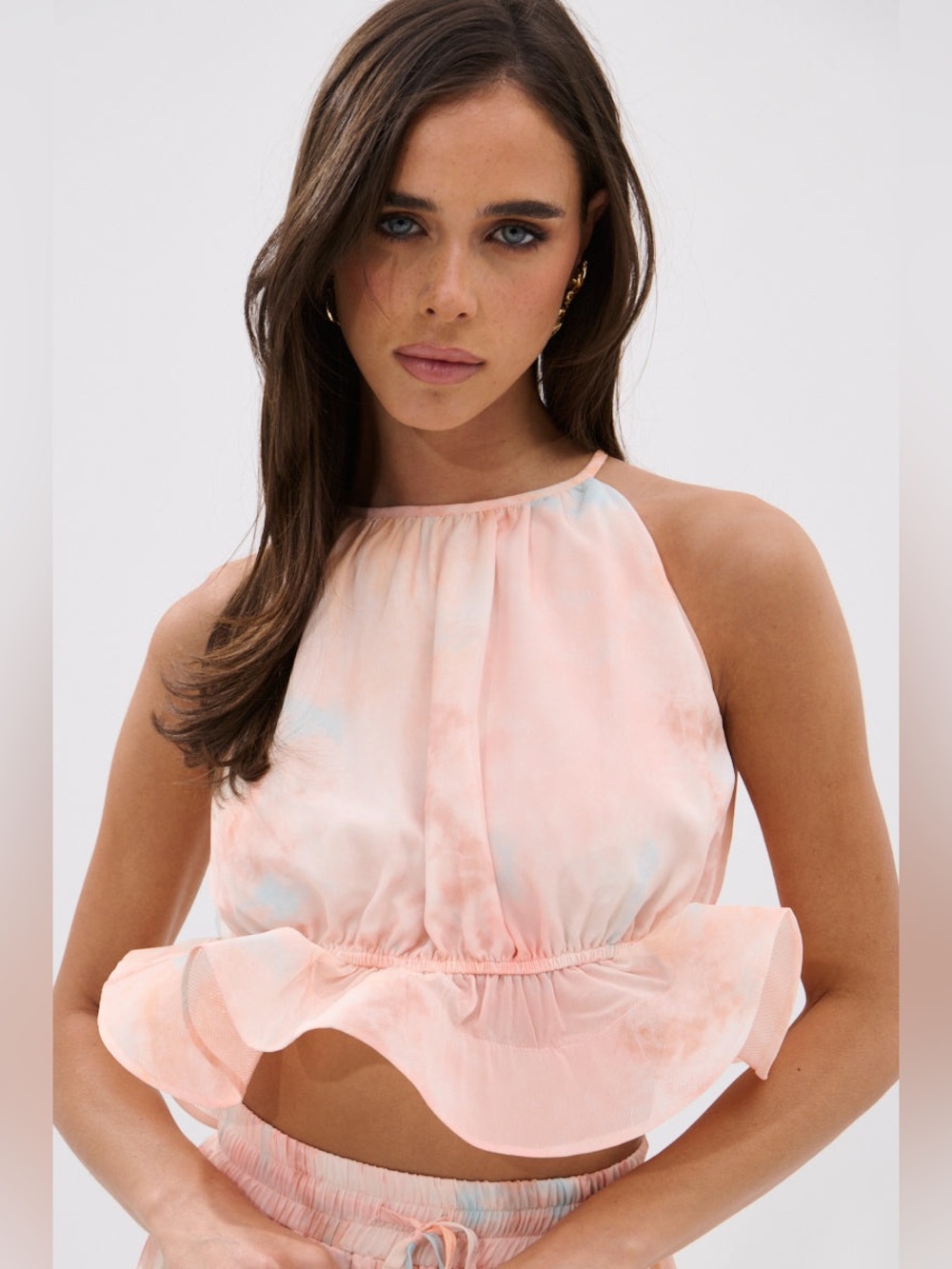 AKIRA Colorful Sky Ombré Top